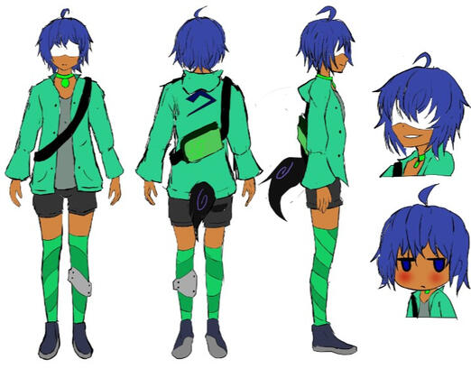 Cerik Casual Model Reference 2022 - Art by DarkMystery