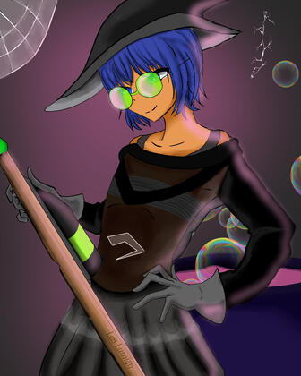 Spooky Cerik Halloween 2023 - Art by Lunamous